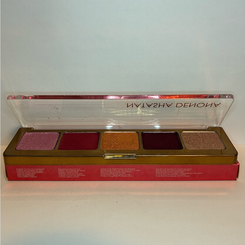 Natasha Denona Cranberry Eyeshadow Palette 5 Shades Limited Edition HTF NIB - Picture 3 of 5